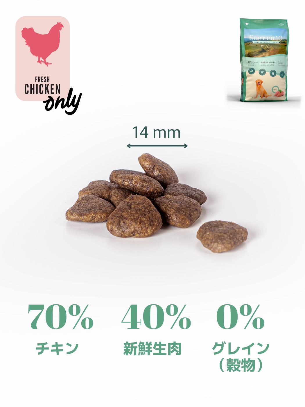 DOG CHICKEN & POTATO 3KG（成犬）