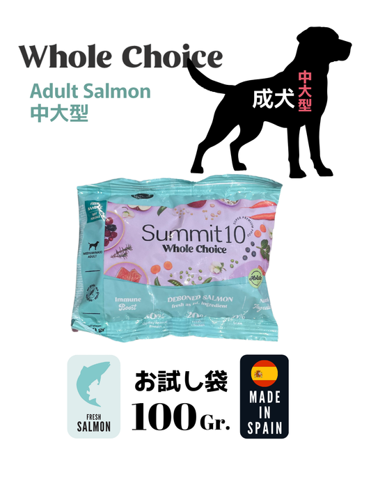 DOG ADULT SALMON 100gr（中大型成犬）大粒